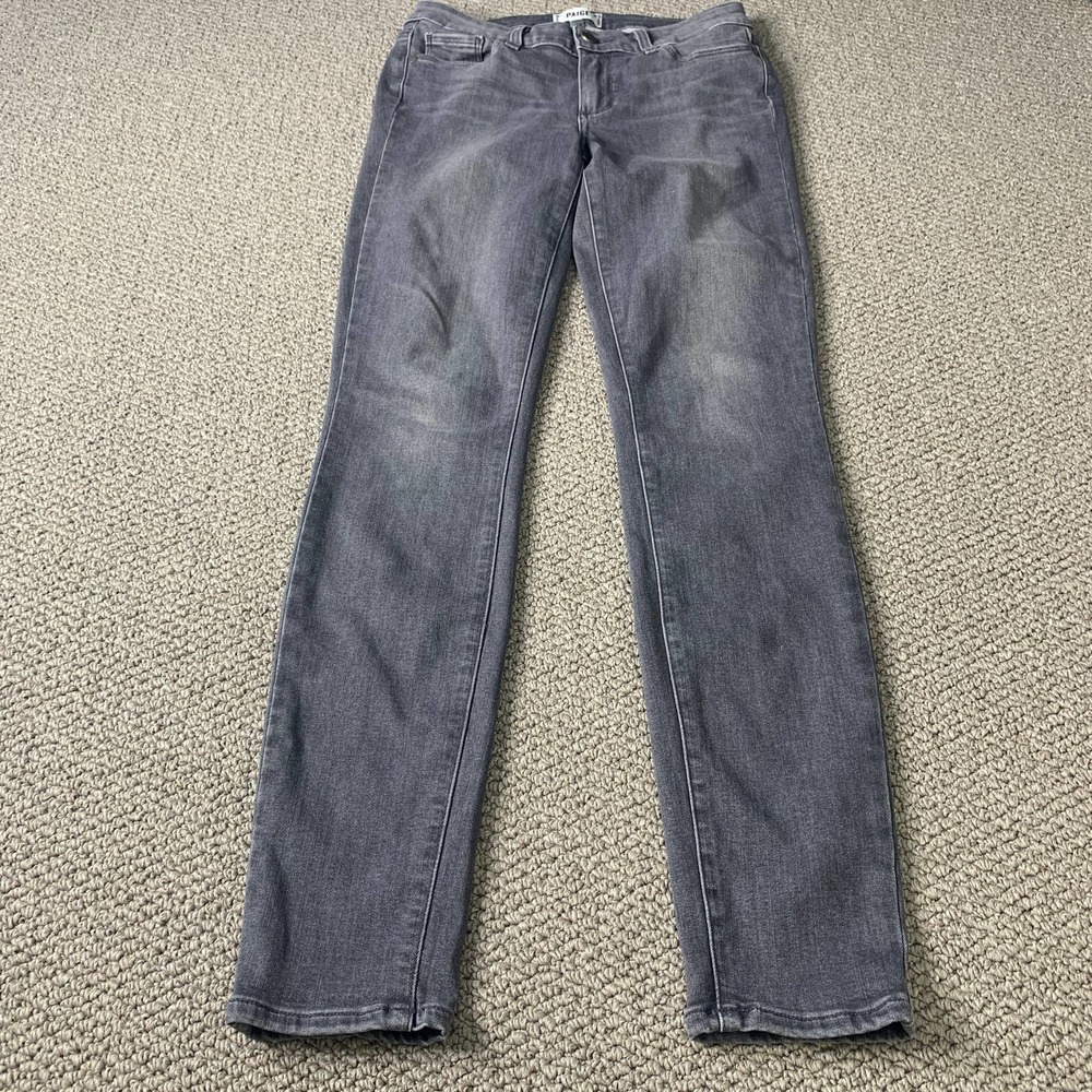 Paige Womens Jeans Size 27 Silvie Gray Denim Verdugo Ultra Skinny Low Rise